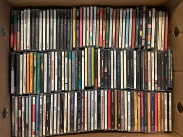 Various CDs (Bob Dylan, Shania Twain, John Cougar, and more)