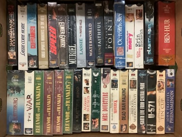 Various VHS Tapes *ALL SEALED* (A Beautiful Mind, Planet of the Apes, Tin Cup, and more)