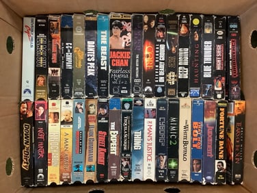 Various VHS Tapes (Mimic 2, The Core, That Man Bolt, and more)