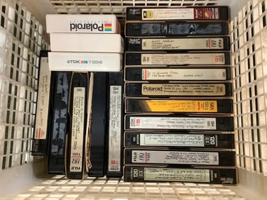 Various Home Made VHS Tapes (Holiday Inn, Another World, Knots Landing, and more)