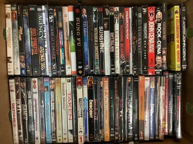 Various DVDs (Taken, Kung Fu, Gung Ho, and more)