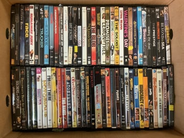 Various DVDs (Valentines Day, Notorious, The Black Book, and more)