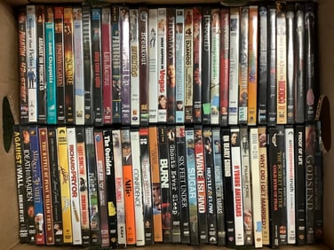 Various DVDs (All Tied Up, Burn, Coach Carter, and more)
