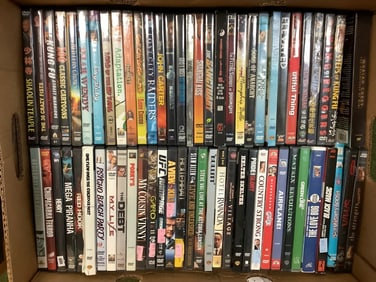 Various DVDs (The Sanctuary, Pride and Glory, 100 Classic Cartoons, and more)