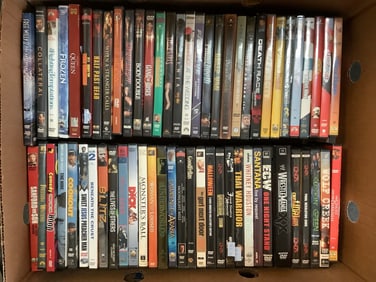 Various DVDs (Death Race 2, The Girl Next Door, Dick, and more)
