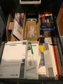 Unused 3.5in. floppies and more