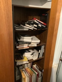 Wooden bookshelf(59in.x32in.x12in.)