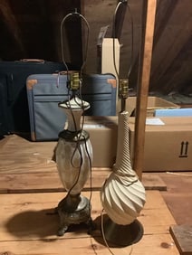 2 decorative lamps(35in.tallest)