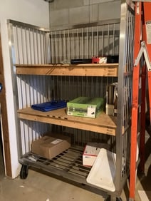 Shelving cart on wheels(48in.x28in.)