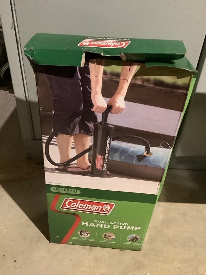 Coleman hand pump: Coleman hand pump