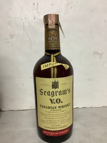 1957 Imported Seagram's V.O. canadian Whisky 86.8 proof 40oz.(sealed)