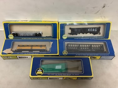 AHM vintage train car models(new in box)