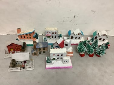 Christmas houses made in Czechoslovakia
