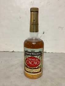Hiram Walker creme de Cacao 54 proof 4/5 quart(sealed)
