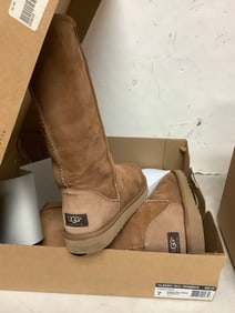 Ugg classical tall-womens chestnut boots (size 7)