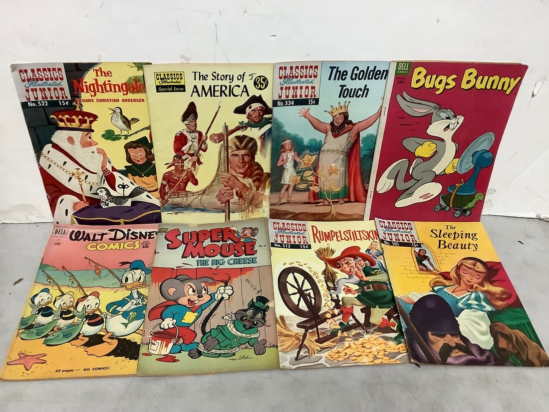 Vintage comics(Bugs Bunny, The Sleeping Beauty, Rumpelstiltkin, and more) (1 of 1)