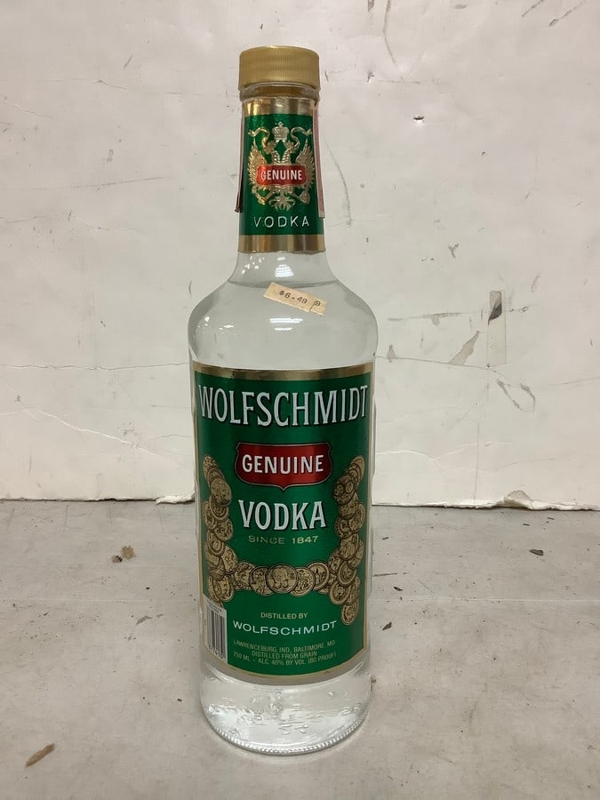 Wolfschmidt genuine vodka 80 proof 750mL (1 of 1)