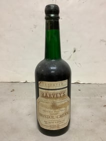 Imported Harvey's Bristol cream 20%, 25/32 quart(3/4 full)