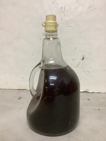 Vintage bottle of alcohol
