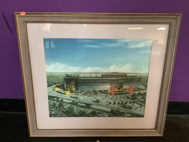 Framed print(21.5in.x24.5in.)