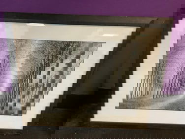 Framed black and white photographic print(18in.x22in.)