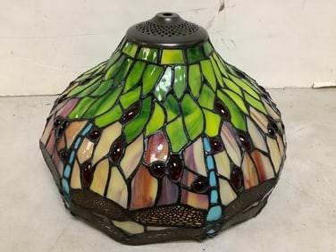 Stained glass lampshade