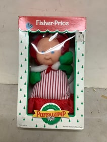 Fisher Price vintage Puffalump Christmas doll