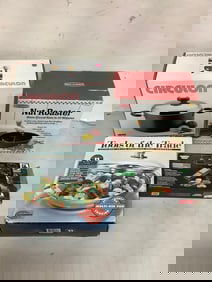 Nut Roaster, Circulon 3.5 Quart Crockpot, Stovetop Multi-Use Pan, and more