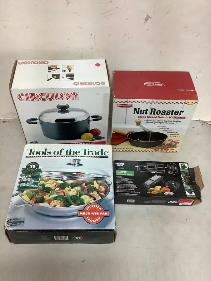 Nut Roaster, Circulon 3.5 Quart Crockpot, Stovetop Multi-Use Pan, and more (1 of 1)