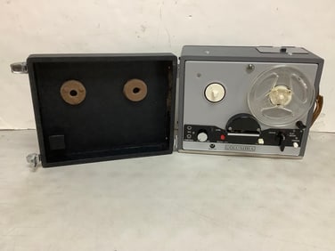 Vintage Columbia Reel to Reel Tape Recorder