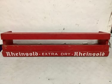 Vintage Rheingold beer sign(33.75in.x7.5in.x8in.)