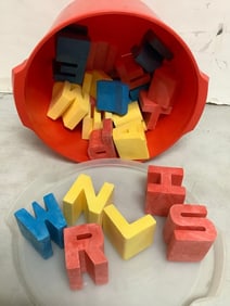 Vintage Alphabet Blocks