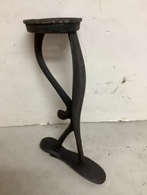 Vintage Cast Iron Shoe Shine Stand