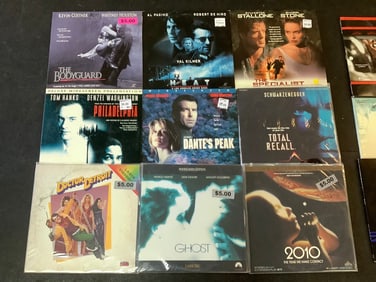 Various Laserdiscs (Dantes Peak, Total Recall, Ghost, and more)