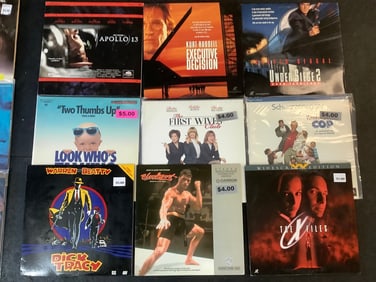 Various Laserdiscs (First Wives Club, The X Files, Under Siege 2, and more)