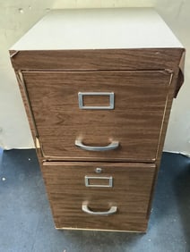 2 Drawer Filing Cabinet (30inx15inx18in)