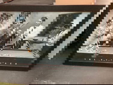 Framed 'The Rat Pack' Black and White Print (28inx40in)