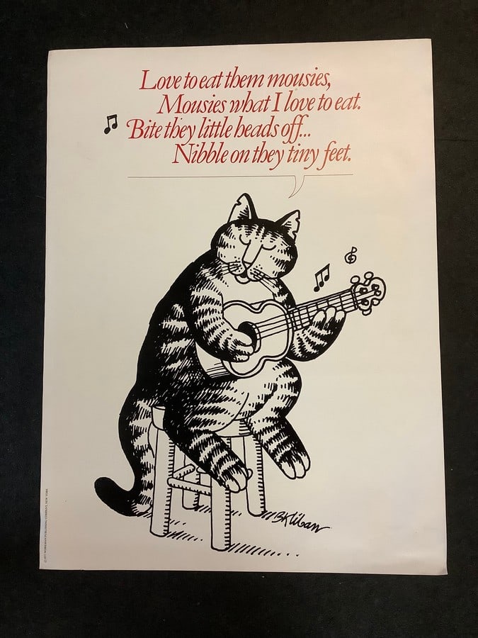 Signed Cat Art Print (18inx24in) (1 of 1)