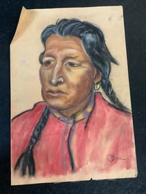 Signed Pastel Artwork(12inx17.5in)