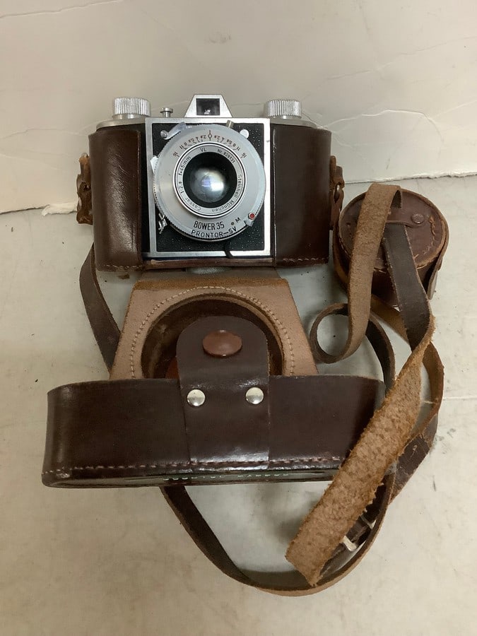 Vintage Bower 35 Camera with Case (1 of 1)
