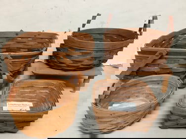 Longaberger baskets(largest 12in.x12in.x6in.)