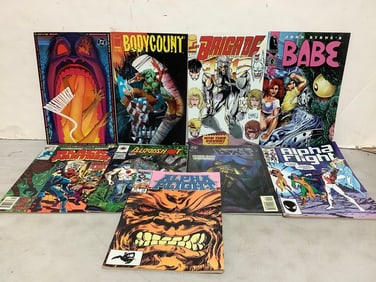 Various comics(Alpha Fight, Babe, Bloodshot, and more)