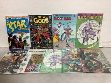 Various comics with covers(Predator, Next Man, and more)