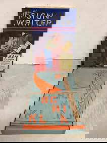 Vintage New Sign Writer set