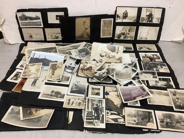 Vintage black and white photographs