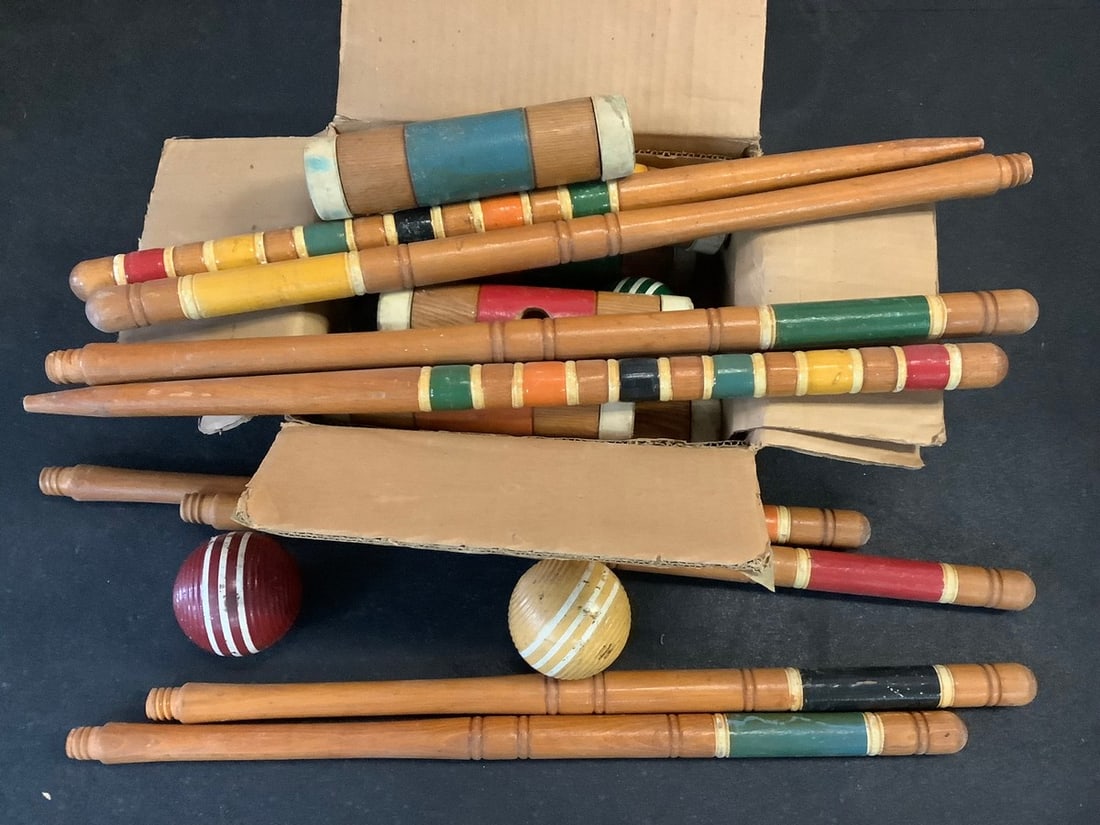 Vintage croquet set: Vintage croquet set