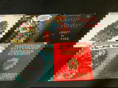 Vintage records(Chuck Berry, Charlie Parker, and more)