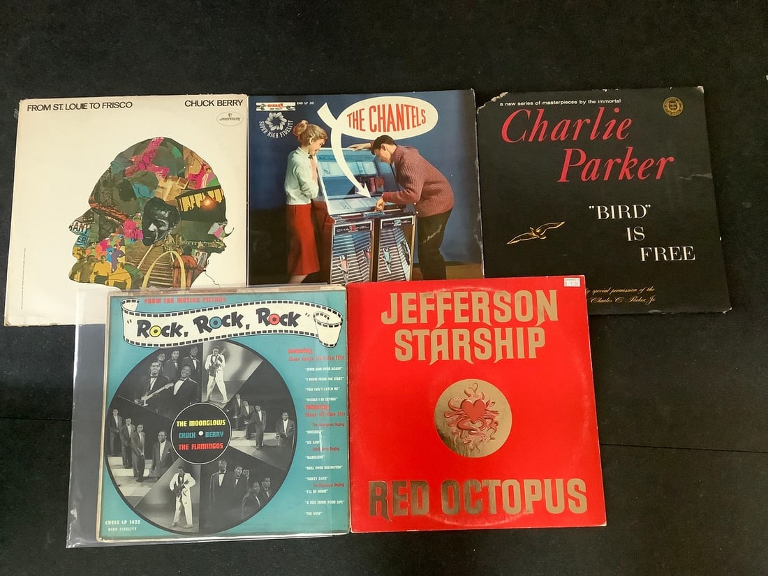 Vintage records(Chuck Berry, Charlie Parker, and more): Vintage records(Chuck Berry, Charlie Parker, and more)