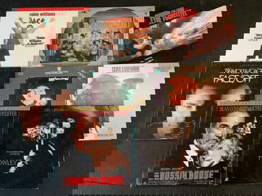 Various LaserDiscs(The Russia House, Jack, Clint Eastwood, and more)