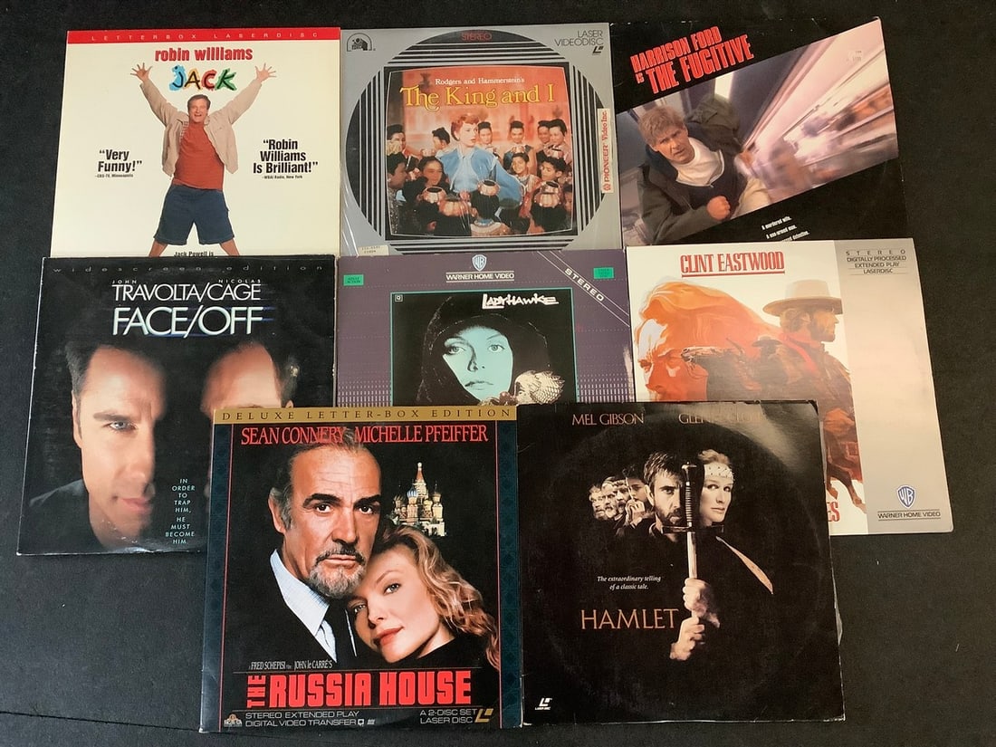 Various LaserDiscs(The Russia House, Jack, Clint Eastwood, and more) (1 of 1)
